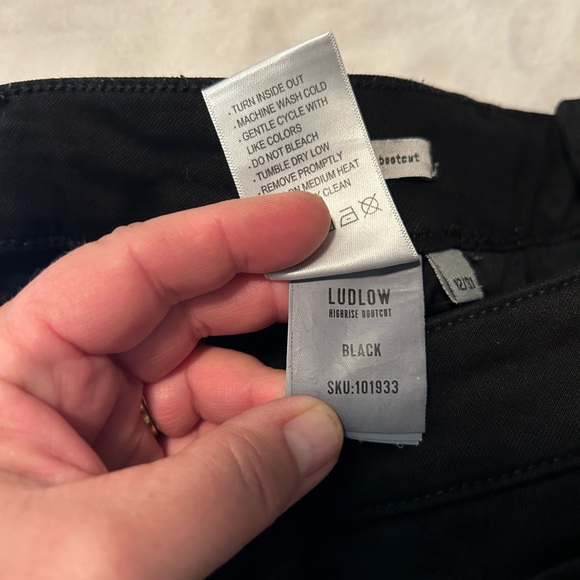 Madison Black Bootcut/High Rise Jeans for Women - Picture 6 of 8